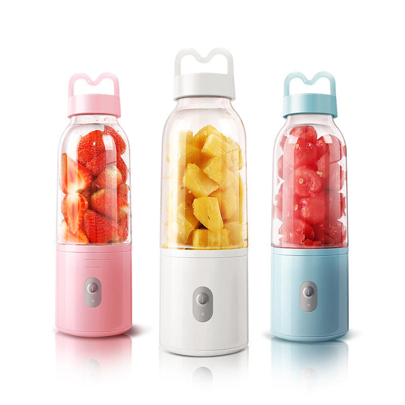 Portable Blender Fruit Juicer Cup Mini Cordless Personal Travel